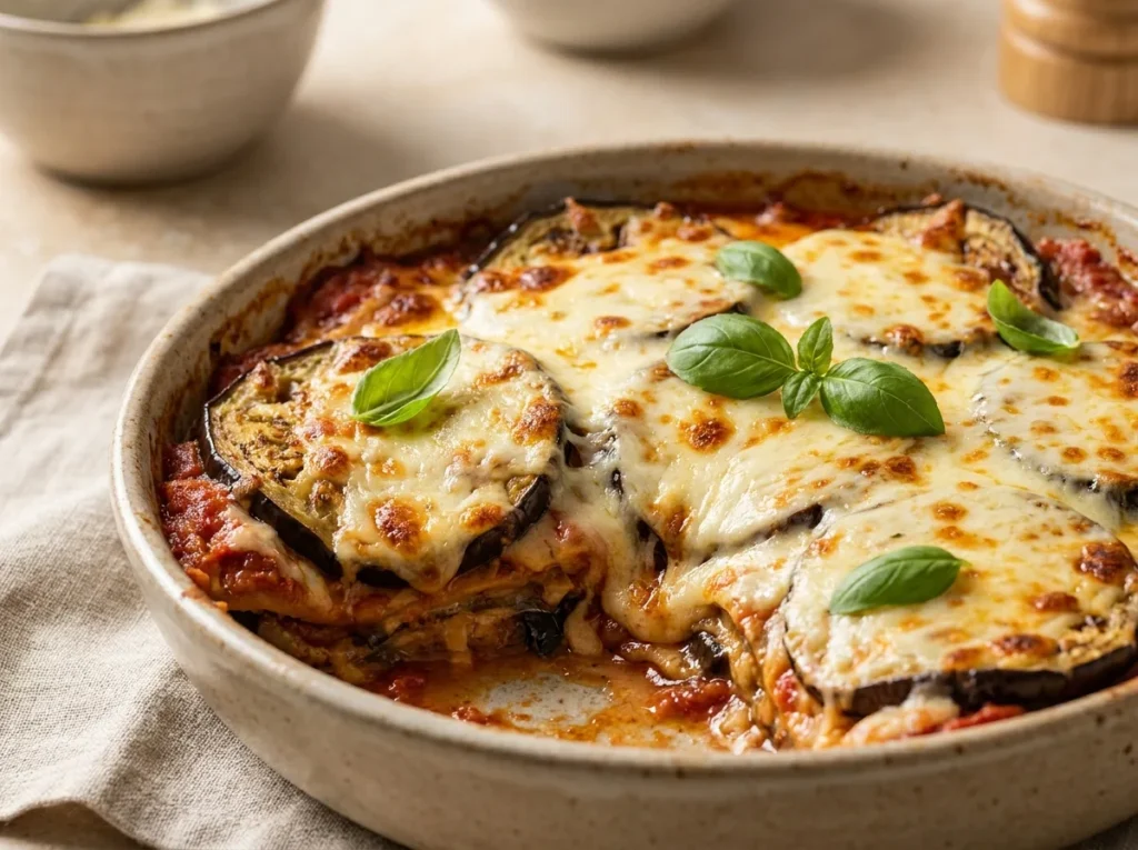 Lasanha de Berinjela Rica em Sabor