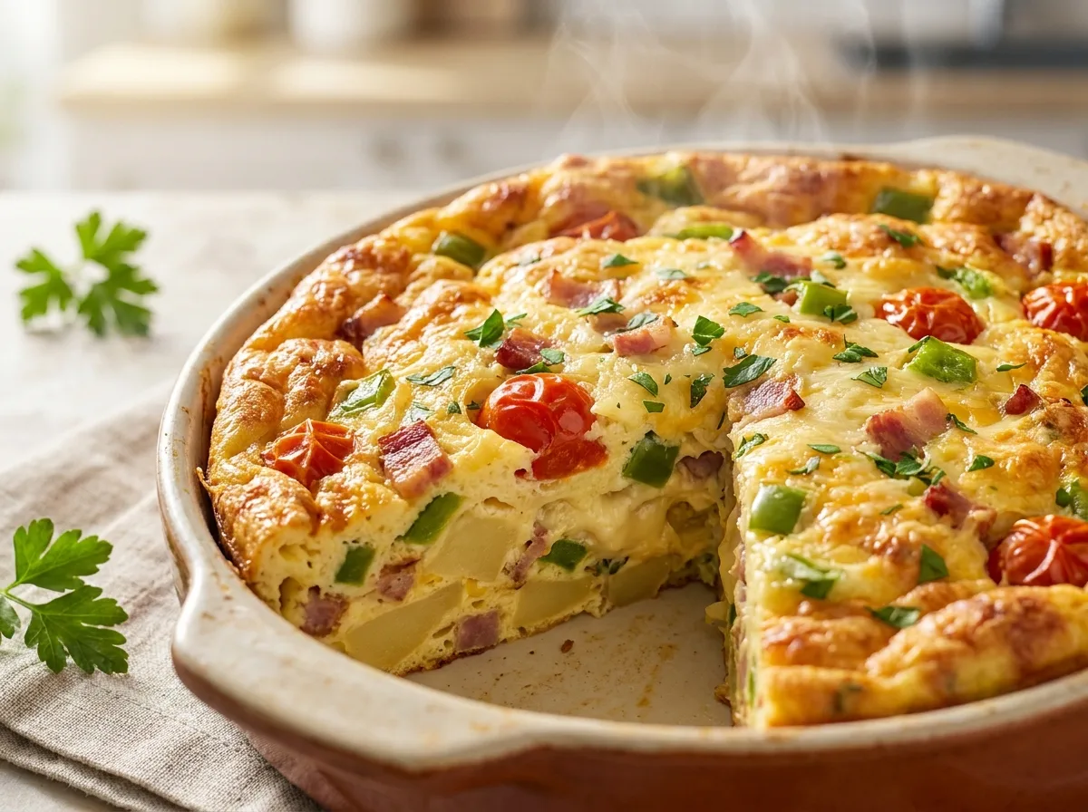 Omelete de Forno Rica em Sabor