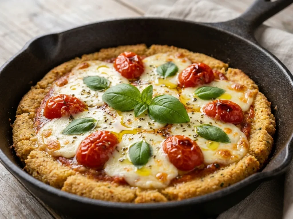 Pizza de Frigideira Low Carb Leve