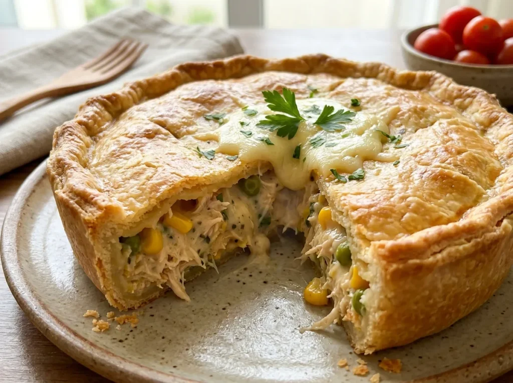 Torta de Frango sem Glúten Fácil
