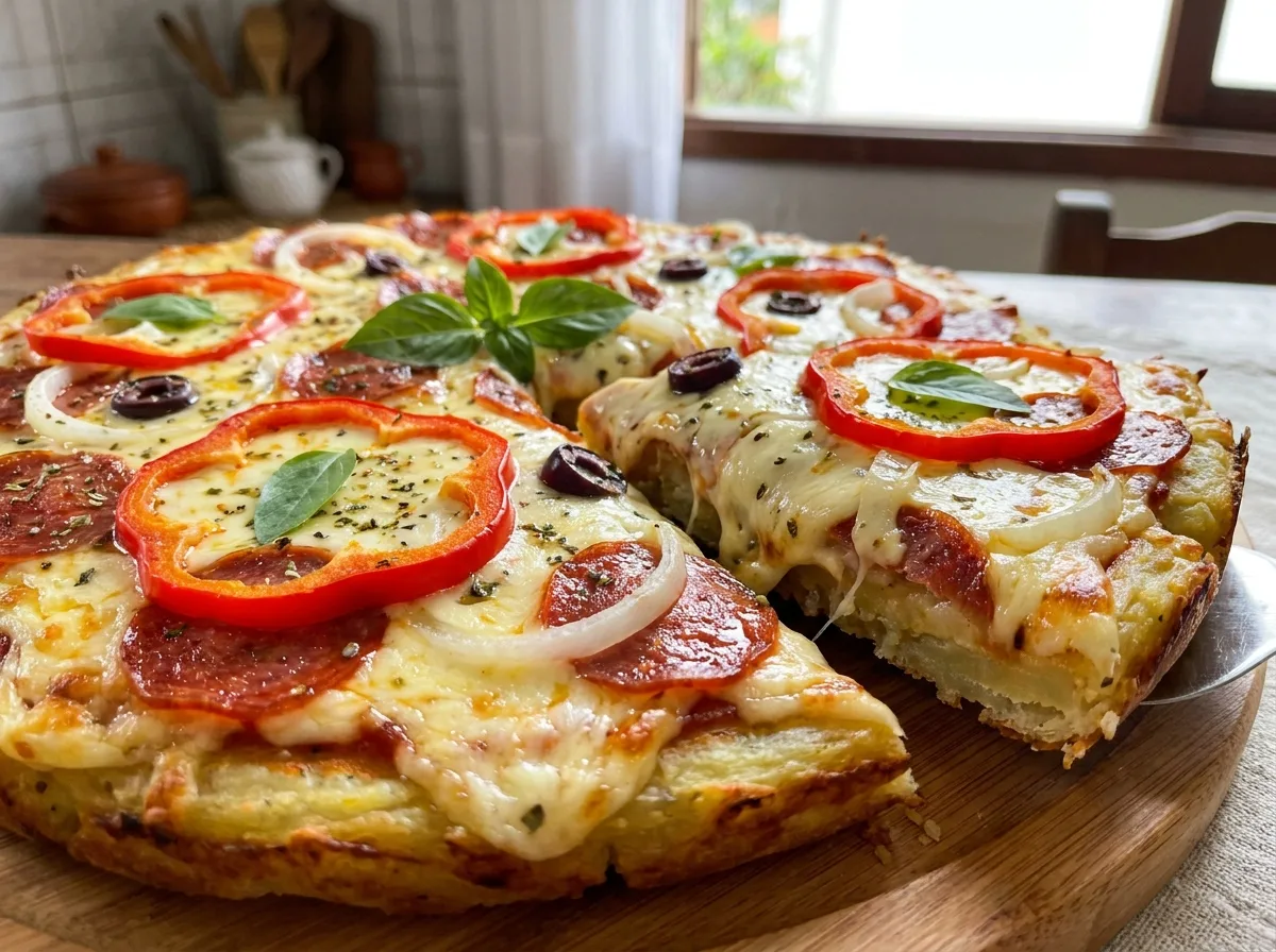 Pizza de Batata para Toda a Família
