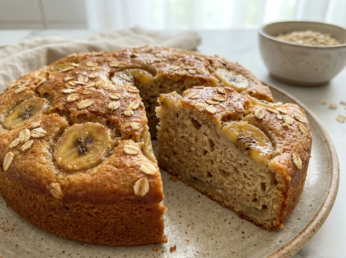 Bolo de Banana com Aveia Fofinha