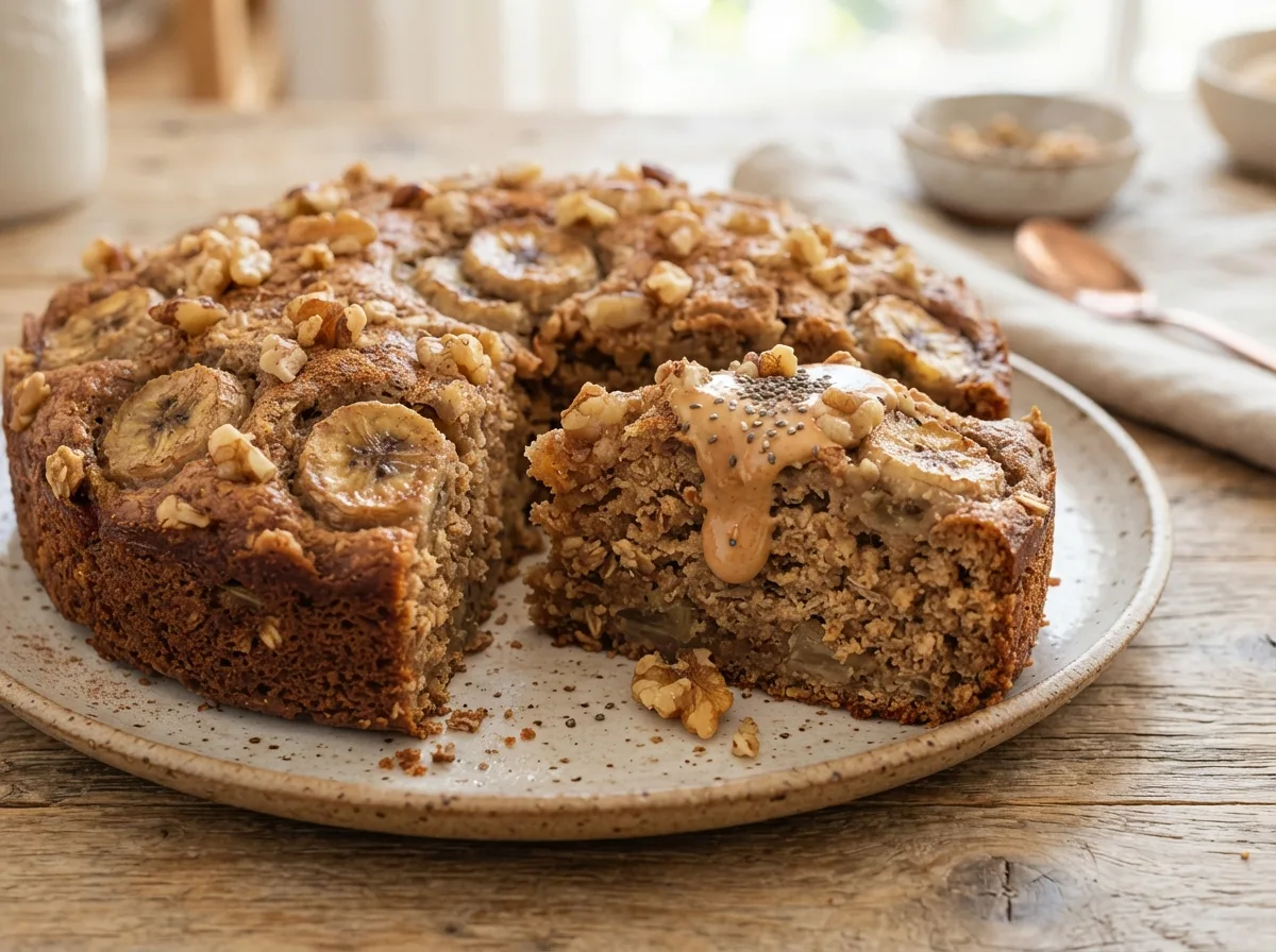 Bolo de Banana Fitness Proteica