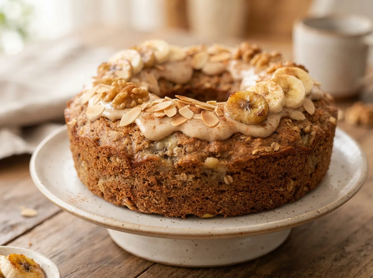 Bolo de Banana Fitness Leve