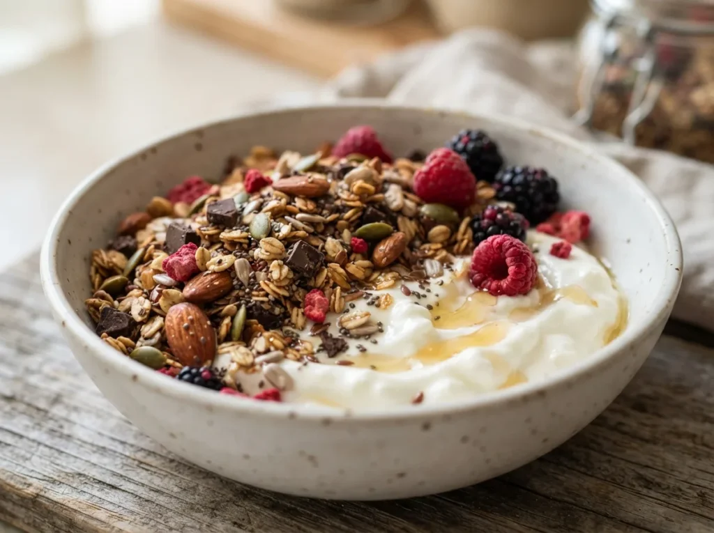 Iogurte com Granola Proteica