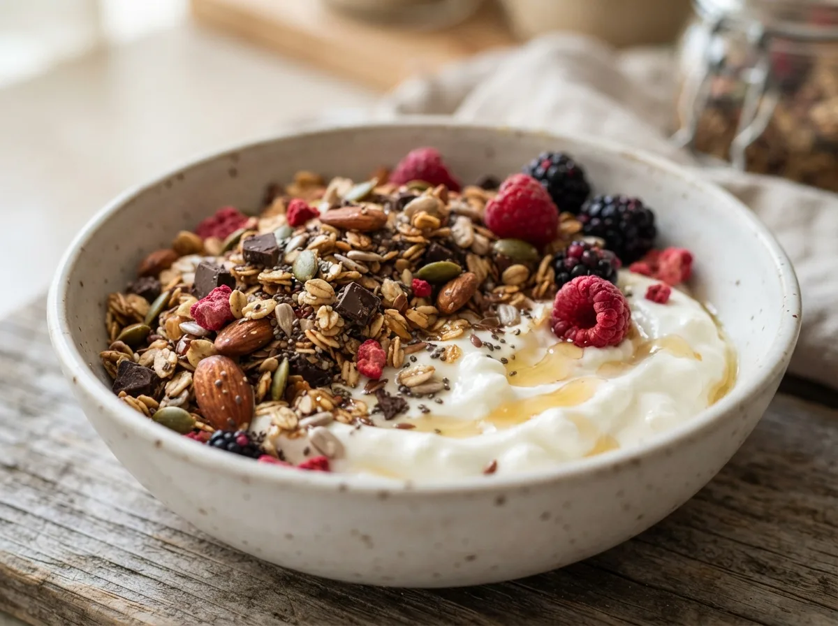 Iogurte com Granola Proteica