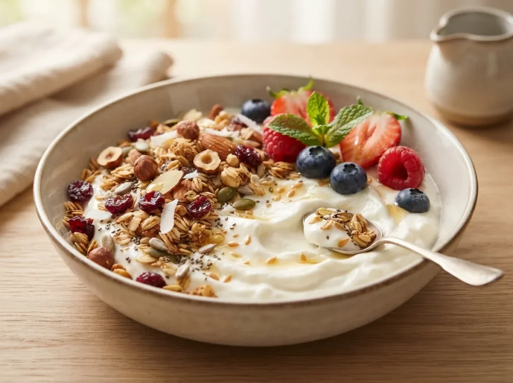 Iogurte com Granola Leve
