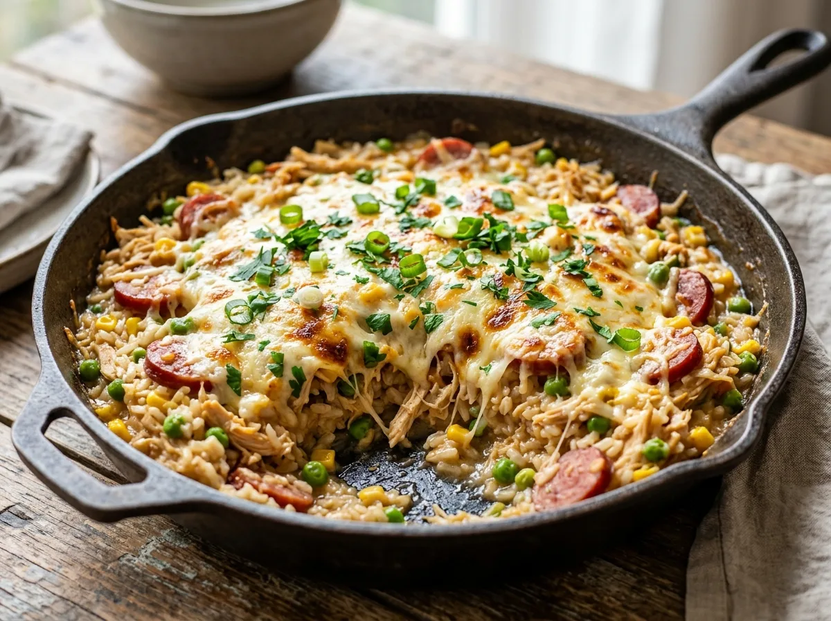 Arroz de Frigideira com Poucos Ingredientes