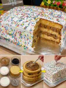 Bolo de aniversário dos anos 80