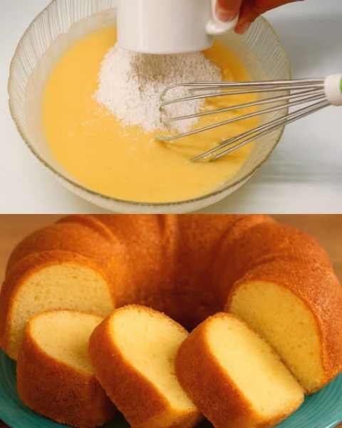 Bolo Gigante de 3 Ingredientes Simples