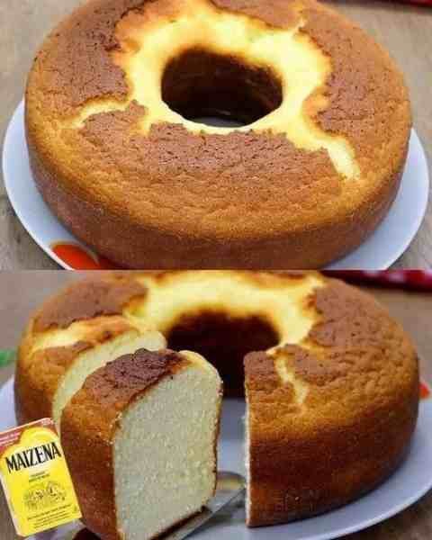 Bolo Moça de Maizena Superfofinho e Irresistível Fácil