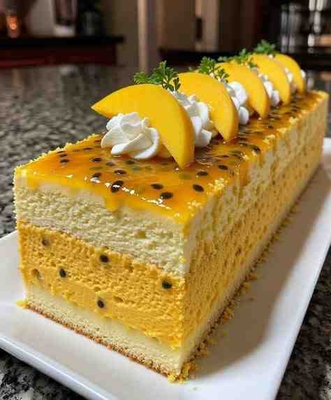 Bolo Mousse de Maracujá