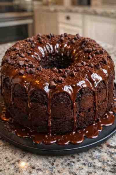 Bolo Vulcão de Chocolate