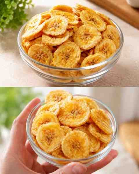 Chips de Banana Super Crocantes pronto para servir