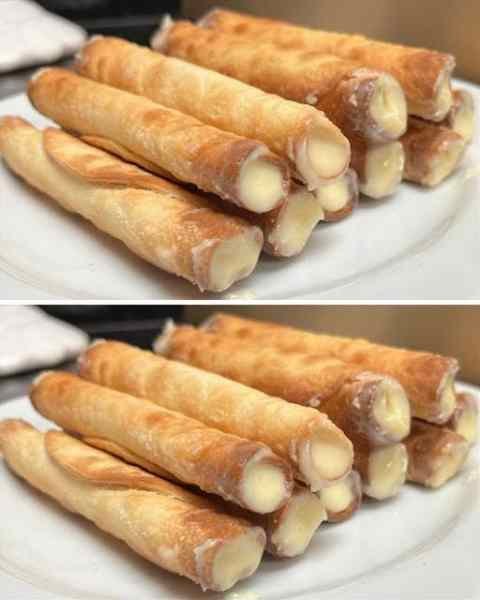 Com massa de pastel faço essa sobremesa