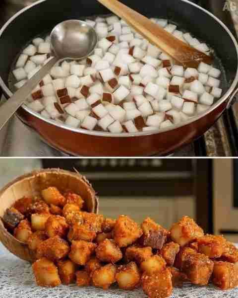 Coquinho Caramelizado Crocante pronto para servir