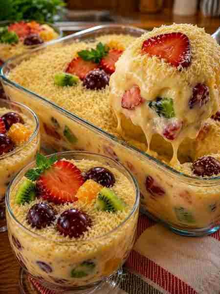 Creme de Ninho com Frutas da Vovó