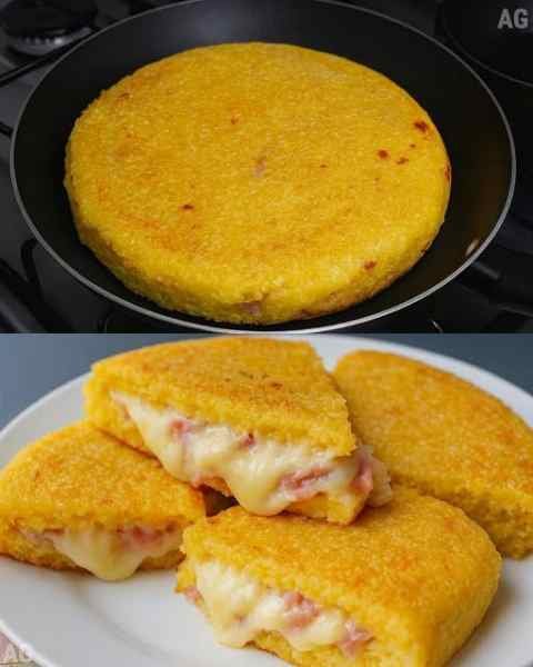 Cuscuz de frigideira