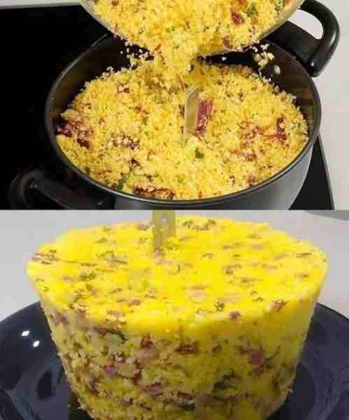 Cuscuz temperado simples
