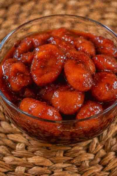 Doce de Banana na Panela de Pressão Cremoso pronto para servir