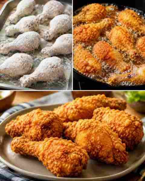 Frango Frito do KFC Mais Crocante pronto para servir