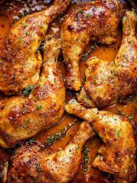 Frango Assado com Molho pronto para servir