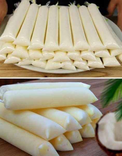 Geladinho de Coco Cremoso