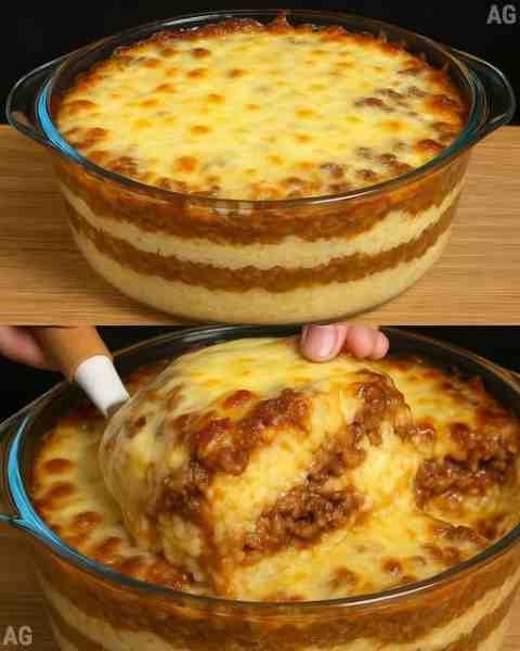 Jantar de Macarrão com Carne Moída Irresistível da Vovó