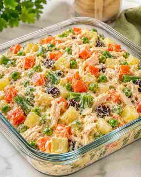 Maionese de Legumes com Frango