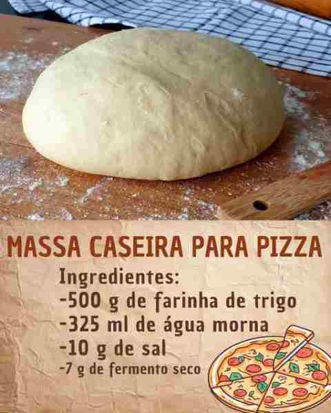 Massa de Pizza Caseira Simples