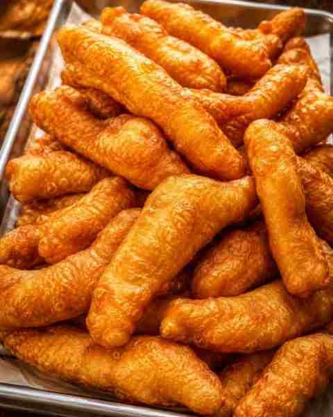 Massinha Frita Fácil e Crocante pronto para servir