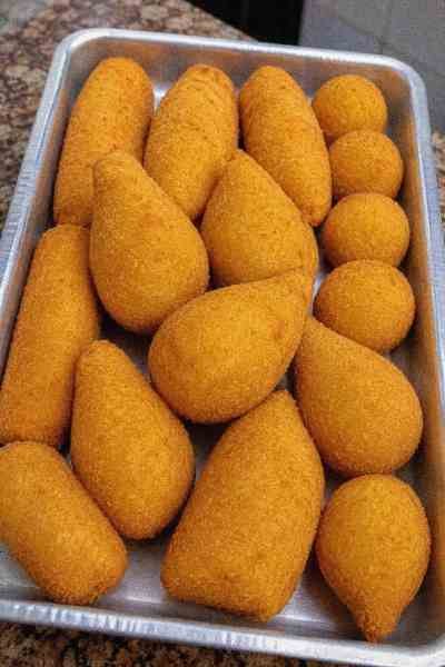 Massa Básica para Salgados Fritos! pronto para servir