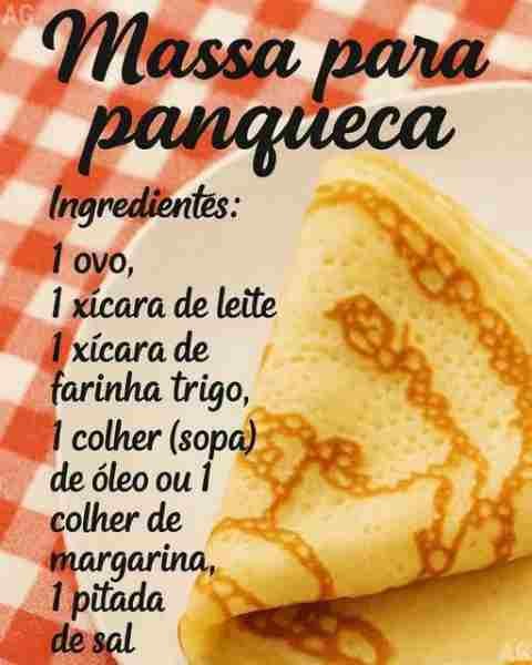 Massa de Panqueca Perfeita e Rápida Simples pronto para servir