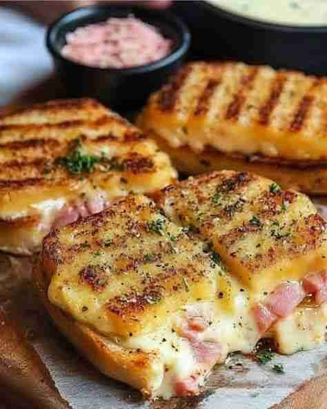 Misto Quente Cremoso na Frigideira pronto para servir