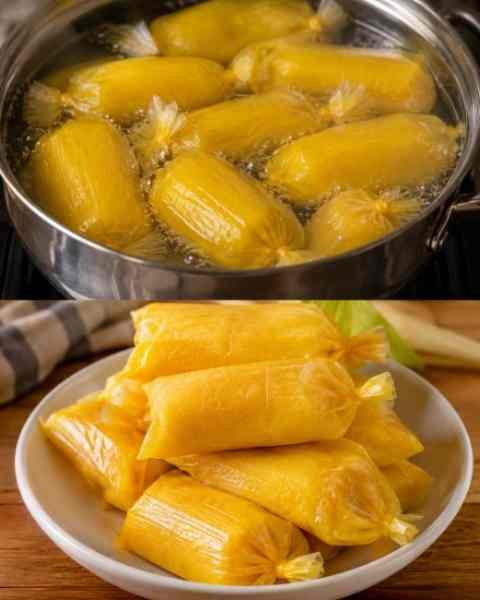 Pamonha no Saquinho