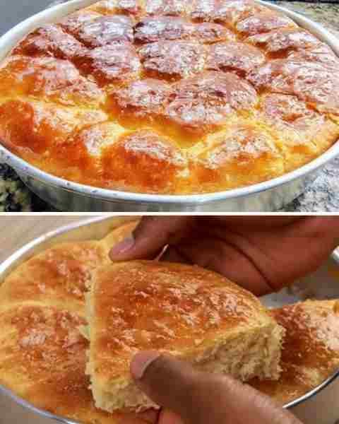 Pão de liquidificador sem sovar