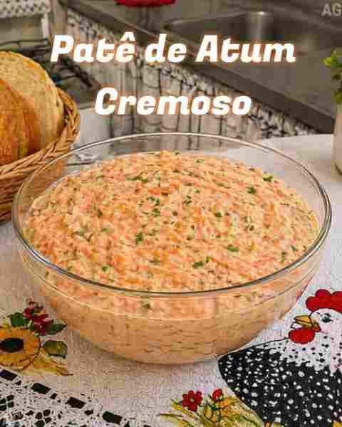 Patê de Atum Supercremoso Caseiro