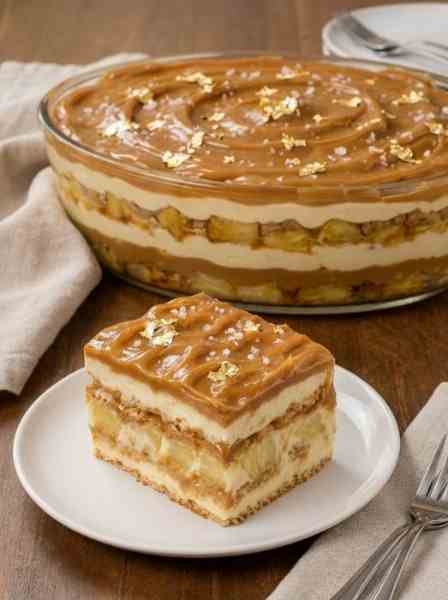 Pavê de Abacaxi com Doce de Leite Delicioso