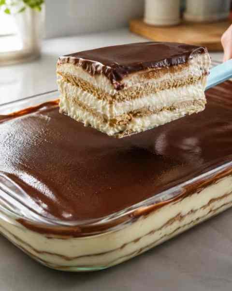 Pavê de Bolacha Tradicional e Irresistível