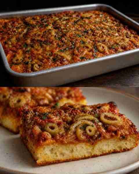 Pizza de Sardinha dos Anos 80 Simples