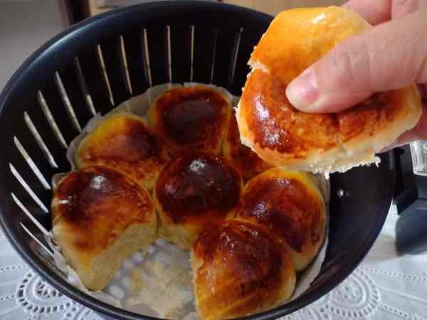 Pãozinho de Leite na airfryer