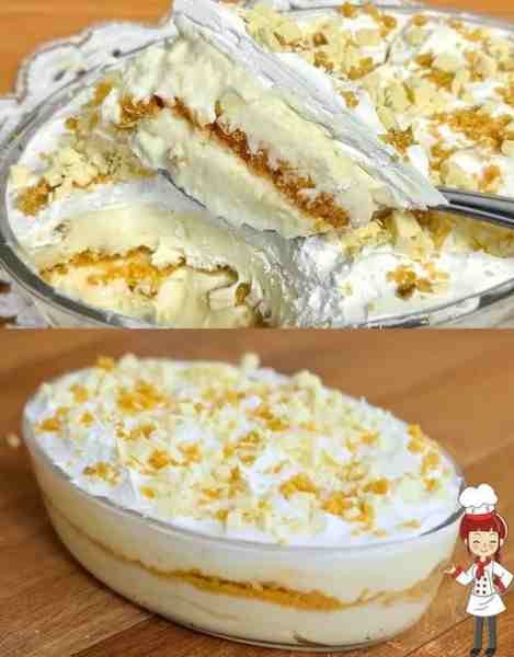 Pavê de Leite Ninho com Chocolate Branco