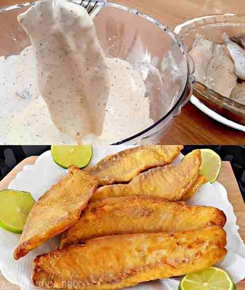 Peixe frito sequinho