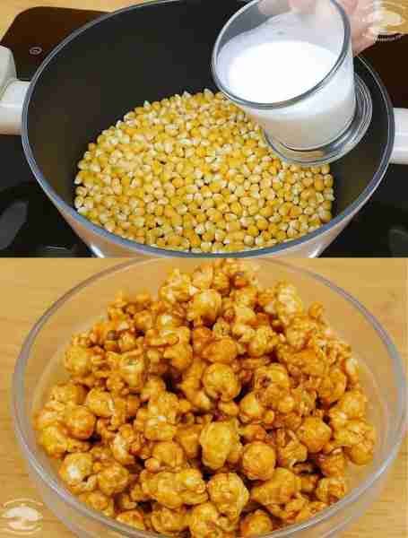Pipoca Doce Caramelizada Facil