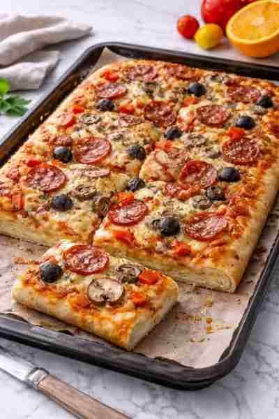 Pizza de Assadeira à Moda Antiga