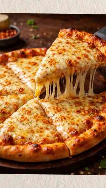 Pizza de Muçarela Super Cremosa