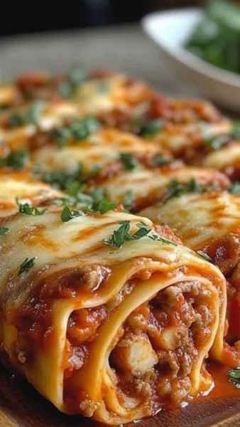 Rondelli de Carne Moída ao Molho de Tomate