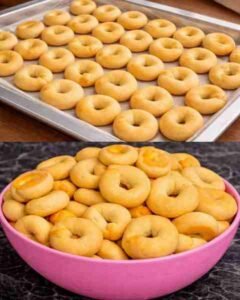 Rosquinhas só com 3 Ingredientes