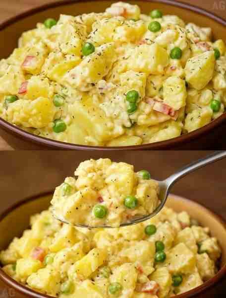 Salada de Batata com Ovos Irresistível Rapido