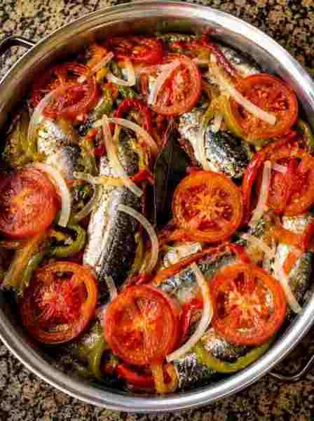 Sardinha Escabeche na Panela de Pressão